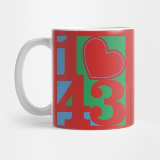 143: I Love You Mug